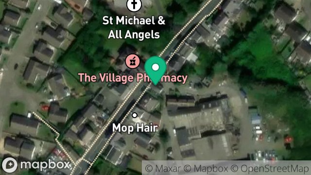Map showing GREYSTONES, MAIN ROAD, KIRK MICHAEL, ISLE OF MAN, IM6 1ER