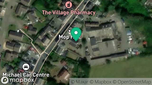 Map showing MITRE COTTAGE, MAIN ROAD, KIRK MICHAEL, ISLE OF MAN, IM6 1AH