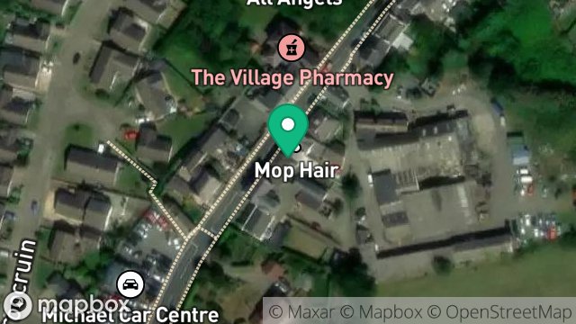 Map showing THE DOVECOTE, MAIN ROAD, KIRK MICHAEL, ISLE OF MAN, IM6 1AB