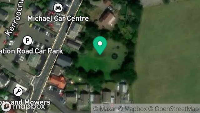 Map showing MAIN ROAD PLAYGROUND, MAIN ROAD, KIRK MICHAEL, ISLE OF MAN, IM6 1AD