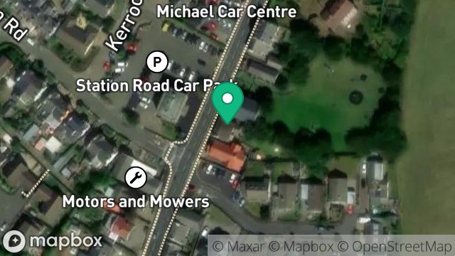 Map showing HOLMLEIGH, MAIN ROAD, KIRK MICHAEL, ISLE OF MAN, IM6 1AD