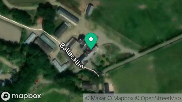 Map showing BALLACALLIN BEG COTTAGE, FOXDALE ROAD, GARTH, CROSBY, ISLE OF MAN, IM4 2HN