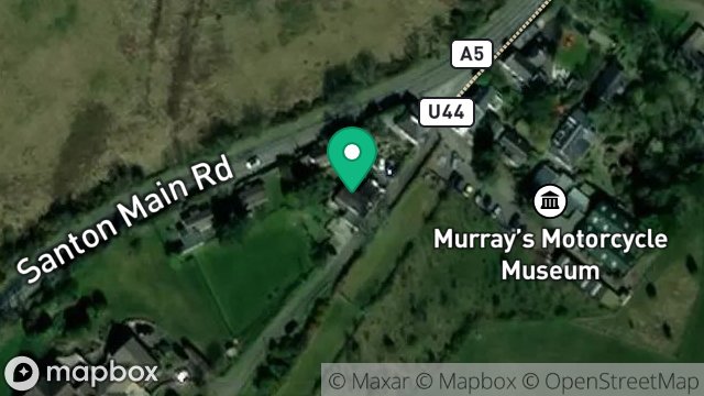 Map showing POUND COTTAGE, POUND ROAD, SANTON, ISLE OF MAN, IM4 1EW