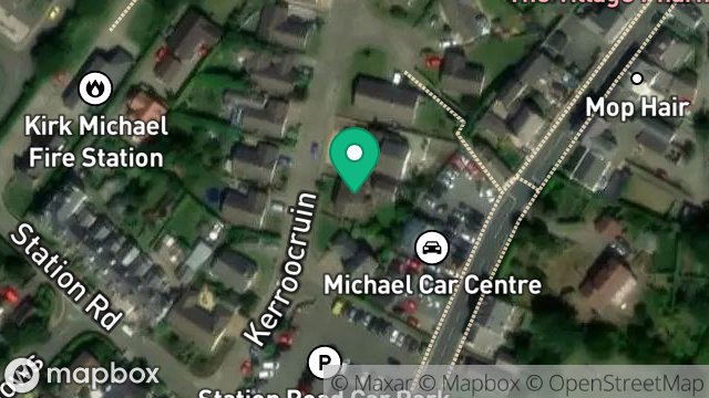 Map showing 26, KERROCRUIN, KIRK MICHAEL, ISLE OF MAN, IM6 1AG