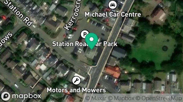 Map showing SAT SYSTEMS, 26, MAIN ROAD, KIRK MICHAEL, ISLE OF MAN, IM6 1AD