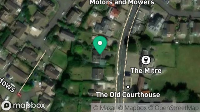 Map showing THE ROWANS, MAIN ROAD, KIRK MICHAEL, ISLE OF MAN, IM6 1AH