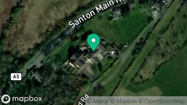 Map showing BURNSIDE, POUND ROAD, SANTON, ISLE OF MAN, IM4 1EW