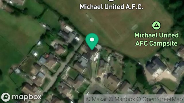 Map showing KARIBOU, 22, CANNAN AVENUE, KIRK MICHAEL, ISLE OF MAN, IM6 1HF