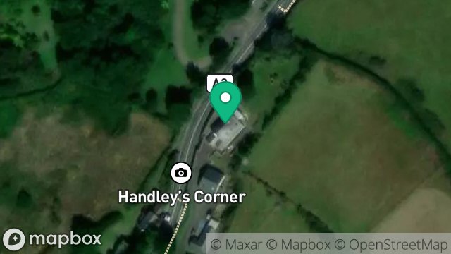 Map showing BALLAMENAGH COTTAGE, HANDLEYS CORNER, KIRK MICHAEL, ISLE OF MAN, IM6 1AY