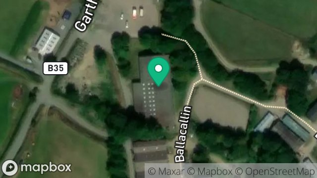 Map showing TACK ROOM, BALLACALLIN BEG, FOXDALE ROAD, GARTH, CROSBY, ISLE OF MAN, IM4 2HD
