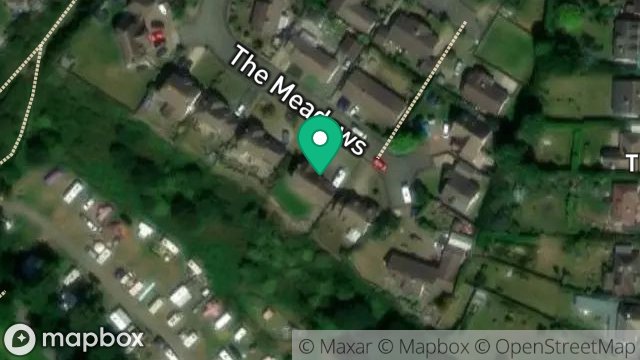 Map showing 15, THE MEADOWS, KIRK MICHAEL, ISLE OF MAN, IM6 1EX