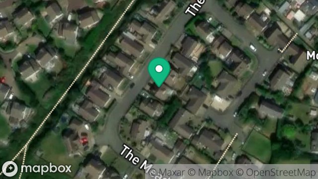 Map showing 23, THE MEADOWS, KIRK MICHAEL, ISLE OF MAN, IM6 1EU