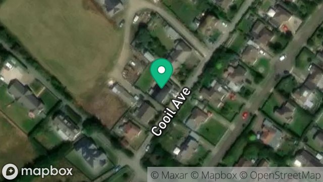 Map showing THIE-MY-CHREE, COOIL AVENUE, KIRK MICHAEL, ISLE OF MAN, IM6 1HD