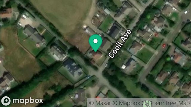 Map showing 1, COOIL AVENUE, KIRK MICHAEL, ISLE OF MAN, IM6 1HD