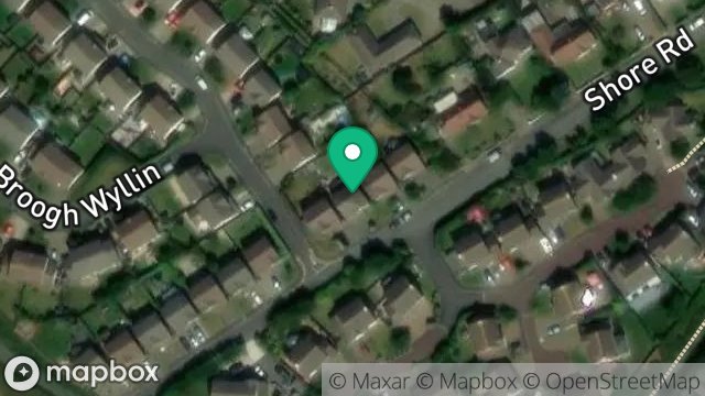 Map showing 3, BROOGH WYLLIN, KIRK MICHAEL, ISLE OF MAN, IM6 1HU