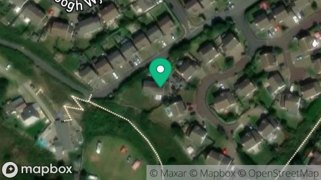 Map showing 4, CLEIY RHENNEE, KIRK MICHAEL, ISLE OF MAN, IM6 1HT