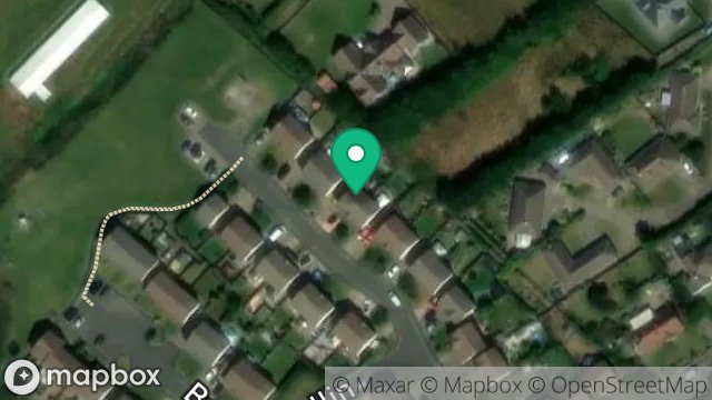 Map showing 13, BROOGH WYLLIN, KIRK MICHAEL, ISLE OF MAN, IM6 1HU