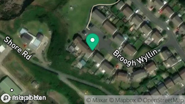 Map showing 41, BROOGH WYLLIN, KIRK MICHAEL, ISLE OF MAN, IM6 1HU