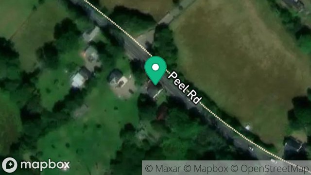 Map showing MEADOWSIDE COTTAGE, MAIN ROAD, GREEBA, ISLE OF MAN, IM4 2DU