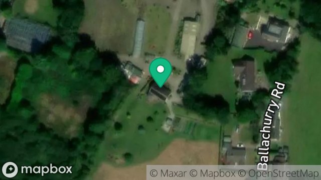 Map showing REAYRT GAREY, MAIN ROAD, GREEBA, ISLE OF MAN, IM4 3LF