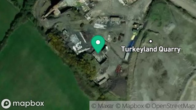 Map showing TURKEYLAND QUARRY, BALTHANE ROAD, BALTHANE, BALLASALLA, ISLE OF MAN, IM9 2AR