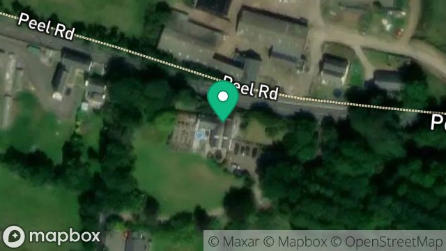 Map showing CRONK BRECK HOUSE, MAIN ROAD, GREEBA, ISLE OF MAN, IM4 3LG