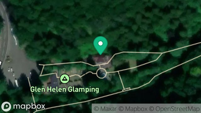 Map showing SWISS CHALET, GLEN HELEN, ST. JOHNS, ISLE OF MAN, IM4 3NP