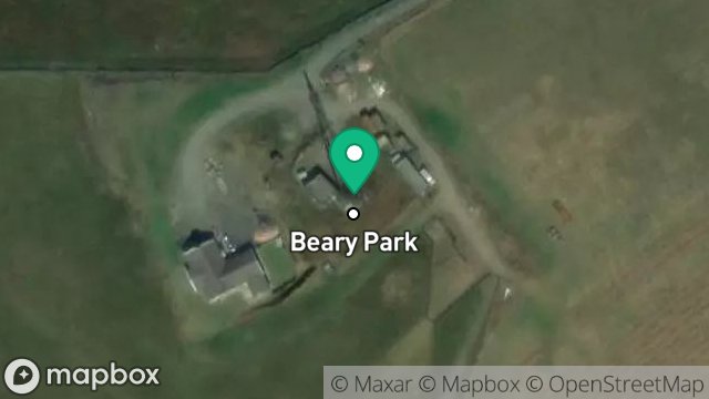 Map showing TRANSMITTER STATION - BEARY PARK, MILL ROAD, GREEBA, ISLE OF MAN, IM4 3LB