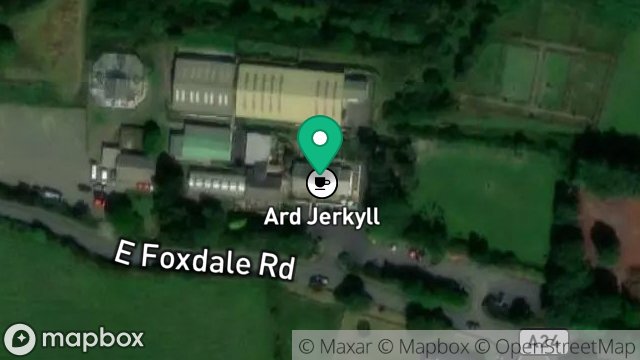 Map showing ARD JERKYLL, EAST FOXDALE ROAD, EAIRY, ISLE OF MAN, IM4 3HL