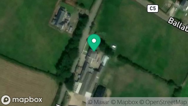 Map showing BALLAKAIGHEN FARM, STAARVEY ROAD, CRONK Y VODDY, PEEL, ISLE OF MAN, IM5 2AS