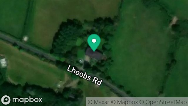 Map showing PEACE HOUSE, LHOOBS ROAD, EAIRY, ISLE OF MAN, IM4 3JA