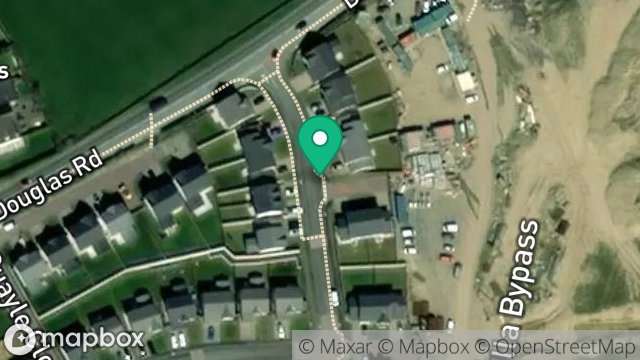Map showing FIELD 434113, DOUGLAS ROAD, BALLASALLA, ISLE OF MAN, IM9 2BB