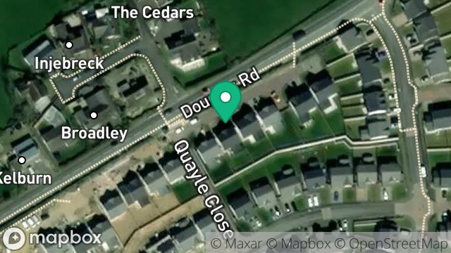 Map showing FIELD 434764, DOUGLAS ROAD, BALLASALLA, ISLE OF MAN, IM9 2BD