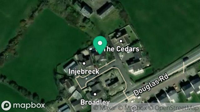 Map showing 7, GLASHEN CLOSE, BALLASALLA, ISLE OF MAN, IM9 2AB