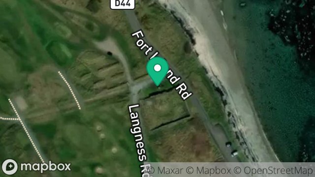 Map showing LAND SOUTH OF LIMEKILNS, FORT ISLAND ROAD, DERBYHAVEN, ISLE OF MAN, IM9 1TZ