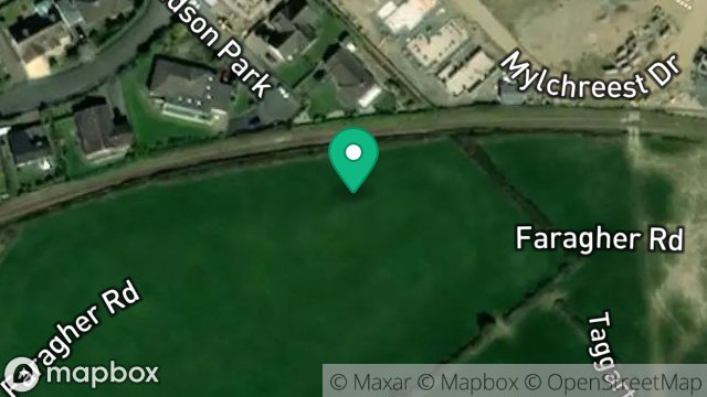 Map showing 19, FARAGHER ROAD, REAYRT MIE, BALLASALLA, ISLE OF MAN, IM9 2BL