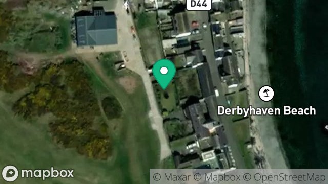 Map showing LAND WEST OF THE HERRING HOUSES, FORT ISLAND ROAD, DERBYHAVEN, ISLE OF MAN, IM9 1TZ