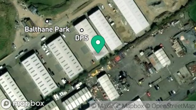Map showing UNIT 38, BALTHANE PARK, BALTHANE, BALLASALLA, ISLE OF MAN, IM9 2AX