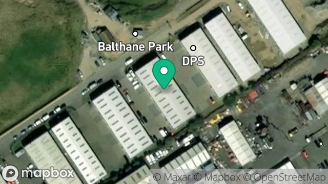 Map showing LAND TO THE EAST OF BLOCK D, BALTHANE INDUSTRIAL ESTATE, BALTHANE, BALLASALLA, ISLE OF MAN, IM9 2AX