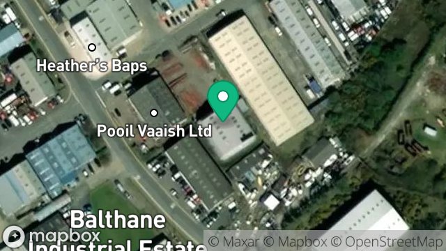 Map showing UNIT 24, COLAS DRIVE, BALTHANE INDUSTRIAL ESTATE, BALTHANE, BALLASALLA, ISLE OF MAN, IM9 2AQ