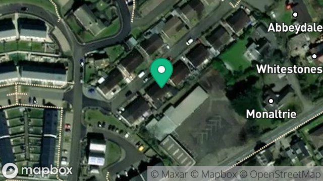 Map showing 20, OATFIELD RISE, BALLASALLA, ISLE OF MAN, IM9 2HN