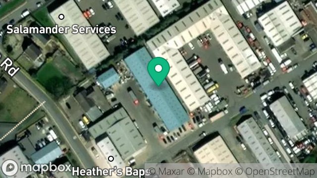 Map showing UNITS A - H, COLAS DRIVE, BALTHANE, BALLASALLA, ISLE OF MAN, IM9 2QA