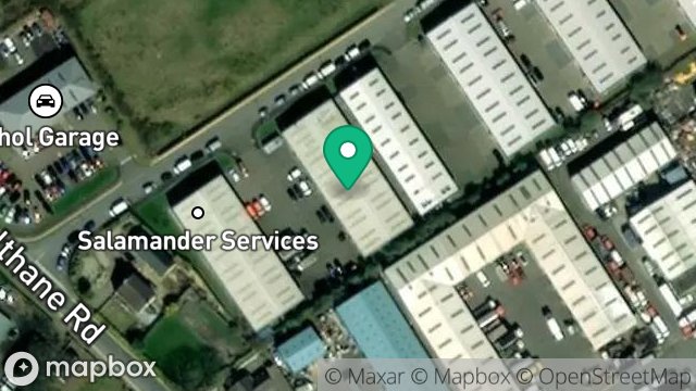 Map showing UNIT 9, BALTHANE PARK, BALTHANE, BALLASALLA, ISLE OF MAN, IM9 2AX