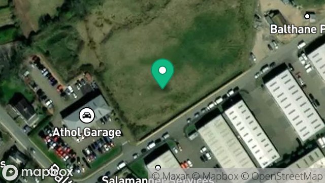 Map showing 87, BALTHANE PARK, BALTHANE, BALLASALLA, ISLE OF MAN, IM9 2AX