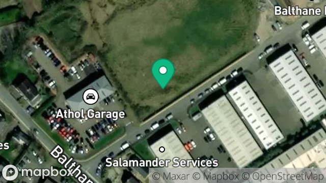 Map showing 78, BALTHANE PARK, BALTHANE, BALLASALLA, ISLE OF MAN, IM9 2AX