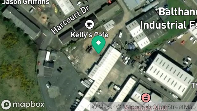 Map showing UNITS 1 TO 11 PARVILLE COURT, BALTHANE INDUSTRIAL ESTATE, BALTHANE, BALLASALLA, ISLE OF MAN, IM9 2AH