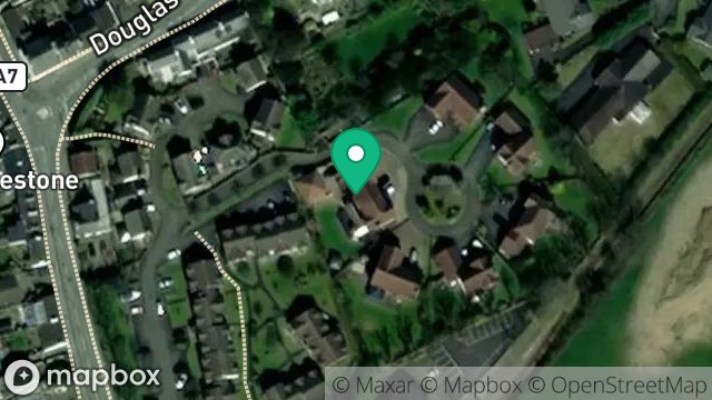 Map showing 8, THE WILLOWS, BALLASALLA, ISLE OF MAN, IM9 2EW