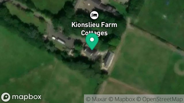 Map showing KIONSLIEU FARM, KIONSLIEU HILL, FOXDALE, ISLE OF MAN, IM4 3HB