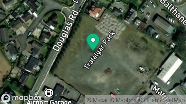 Map showing LAND OFF, HARCOURT DRIVE, BALTHANE, BALLASALLA, ISLE OF MAN, IM9 2AF