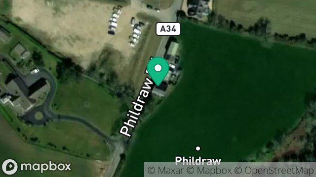 Map showing PHILDRAW, PHILDRAW ROAD, BALLASALLA, ISLE OF MAN, IM9 3EG